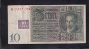 Deutschland, Alliierte Besatzung, 10 Mark mit Kupon 1948(1929) Ro.334c, ... 19,99 EUR prix TTC + 7,00 EUR frais d'envoi