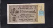 Deutschland,Sowjetische Besatzungszone, 1 Rentenmark 1948(1937) Ro.330b,... 16,99 EUR prix TTC + 7,00 EUR frais d'envoi