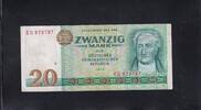 Deutschland, DDR, 20 Mark 1975 Ro.362a, DDR-24a, Typendruck, KN 6stellig... 4,99 EUR prix TTC + 7,00 EUR frais d'envoi
