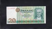 Deutschland, DDR, 20 Mark 1975 Ro.362a, DDR-24a, Typendruck, KN 6stellig... 4,99 EUR prix TTC + 7,00 EUR frais d'envoi