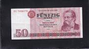 Deutschland DDR, 50 Mark Ro.360a, DDR-22a, Typensatz Serie: CC, -
