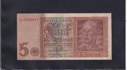 Drittes Reich, Deutsche Reichsbank, 5 Reichsmark Ro.179b, DEU-220b, KN 8stellig,Serie:Q, -