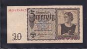 Drittes Reich, Deutsche Reichsbank, 20 Reichsmark Ro.178, DEU-215, Serie:M, -
