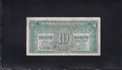 Tschechoslowakei, 10 Kronen (1945) gebraucht III, 4,99 EUR prix TTC + 7,00 EUR frais d'envoi
