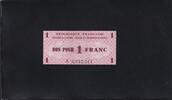 Frankreich 1 Franc Kriegsgefangenen-Lagergeld 2.Weltkrieg, -