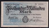 Weimarer Republik, Bayern, 200 Milliarden Mark Lauf a. Peg., Stadt, -