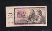 Tschechoslowakei, 10 Kronen Serie: X 10, -