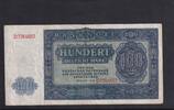 Deutschland, DDR, 100 Mark 1948 Ro.346,SBZ-17, Serie: D, gebraucht III+, 9,99 EUR prix TTC + 7,00 EUR frais d'envoi