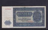 Deutschland, DDR, 100 Mark 1948 Ro.346,SBZ-17, Serie: A, gebraucht III, 8,99 EUR prix TTC + 7,00 EUR frais d'envoi