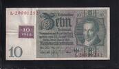 Deutschland, DDR, 10 Reichsmark 1948(1929) Ro.334b, SBZ-5b, Zwischenform... 16,99 EUR prix TTC + 7,00 EUR frais d'envoi