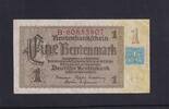 Deutschland ,Sowjetische Besatzung, 1 Rentenmark mit Kupon 1948(1937) Ro... 6,99 EUR prix TTC + 7,00 EUR frais d'envoi