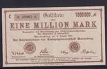 Deutsches Reich, Sachsen 1 Million Mark Marienberg , Amtshauptmannschaft, -