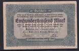 Deutsches Reich, Sachsen, 100000 Mark Plauen Amtshauptmannschaft, Papier hell, -