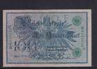 Weimarer Republik, Reichsbank, 100 Mark Ro.34, DEU-67, grüne Siegel, Serie: G, Udr. Bst. F, -