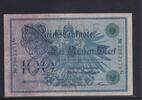Weimarer Republik, Reichsbank, 100 Mark Ro.34, DEU-67, grüne Siegel, Serie: G, Udr. Bst. E, -