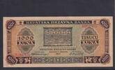 Kroatien, 1000 Kuna Deutscher Einfluß im II. Weltkrieg, -
