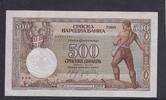 Drittes Reich, Serbien, Deutsche Besatzung, 500 Dinara Ro.609, ZWK-67, Beograd, -