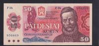 Tschechoslowakei, 50 Kronen Serie: F 34, -