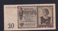 Deutsches Reich, Drittes Reich, 20 Reichsmark Ro.178, DEU-215, Serie: D, -