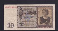 Deutsches Reich, Drittes Reich, 20 Reichsmark Ro.178, DEU-215, Serie: G, -
