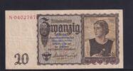 Deutsches Reich, Drittes Reich, 20 Reichsmark Ro.178, DEU-215, Serie: N, -