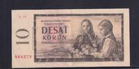 Tschechoslowakei, 10 Kronen Serie: X 79, -