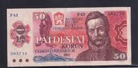 Tschechoslowakei, 50 Kronen Serie: F 43, -