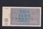 Drittes Reich, Theresienstadt, 10 Kronen Getto Theresienstadt, -