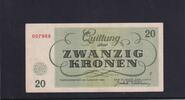 Drittes Reich, Theresienstadt, 20 Kronen Getto Theresienstadt, -