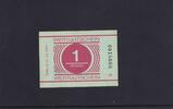 Deutschland, DDR, Thüringen, 1 Pfennig mit Stempel Justizvollzugsanstalt Hohenleuben, Serie: B, -