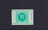 Deutschland, DDR, Thüringen, 10 Pfennig mit Stempel Justizvollzugsanstalt Hohenleuben, Serie: B, -