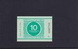Deutschland, DDR, Thüringen, 10 Pfennig mit Stempel Justizvollzugsanstalt Hohenleuben, Serie: B, -