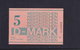 Deutschland, DDR, Thüringen, 5 D-Mark Justizvollzugsanstalt Hohenleuben, -