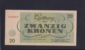 Deutsches Reich, Drittes Reich, 20 Kronen Getto Theresienstadt, Serie L, -