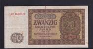 Deutschland, DDR, 20 Mark Ro.344d, DDR-6a, KN 7 stellig, Serie: AD, Platten Nr. 99/114, -