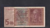Deutsches Reich, Drittes Reich, 5 Reichsmark Ro.179a, DEU-220a, KN 7 stellig, Serie: E, -