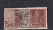 Deutsches Reich, Drittes Reich, 5 Reichsmark Ro.179a, DEU-220a, KN 7 stellig, Serie: F, -