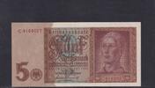 Deutsches Reich, Drittes Reich, 5 Reichsmark Ro.179a, DEU-220a, KN 7 stellig, Serie: C, -