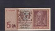 Deutsches Reich, Drittes Reich, 5 Reichsmark Ro.179b, DEU-220b, KN 8 stellig, Serie: S, -