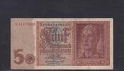 Deutsches Reich, Drittes Reich, 5 Reichsmark Ro.179b, DEU-220b, KN 8 stellig, Serie: K, -
