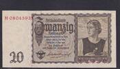 Deutsches Reich, Drittes Reich, 20 Reichsmark Ro.178, DEU-215, Serie: H, -
