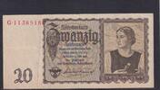 Deutsches Reich, Drittes Reich, 20 Reichsmark Ro.178, DEU-215, Serie: G, -