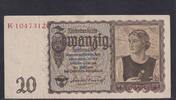 Deutsches Reich, Drittes Reich, 20 Reichsmark Ro.178, DEU-215, Serie: K, -