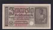 Drittes Reich Reichskreditkasse, 20 Reichsmark Ro.554a, ZWK-5a, Serie: H, -