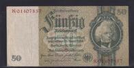 Deutsches Reich, Drittes Reich, 50 Reichsmark Ro.175d, DEU-210d, Kriegsdruck, Serie: K, ohne Udr. Bst., -