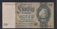 Deutsches Reich, Drittes Reich, 50 Reichsmark Ro.175d, DEU-210d, Kriegsdruck, Serie: N, ohne Udr. Bst., -