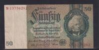Deutsches Reich, Drittes Reich, 50 Reichsmark Ro.175b, DEU-210b, Friedensdruck, Wz. Kopf, Udr. Bst. C, Serie: N, -