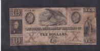 USA, Konföderierte Staaten, 10 Dollars Augusta Insurance Banking Co., State OF Georgia, -