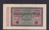 DEU-95i, Ro.84e, 20000 Mark Ro.84e, DEU-95i, Wz Hakensterne, KN 6 stellig, FZ: CD, -