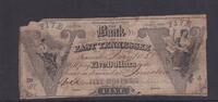 USA, Konföderierte Staaten, 5 Dollars Bank of EAST TENNESSEE, Jonesboro, -